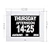 TMC 8 Inch Dementia Clock for Seniors - Medication Reminders, 12 Custom Alarms, Auto-Dimming Large Display Digital Calendar with Multi-Language Support USB Photo & Video Playback, Wall or Desk Mount