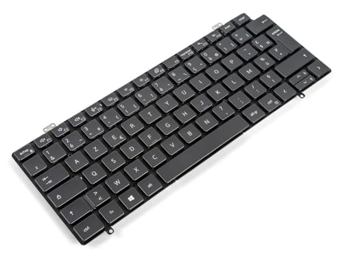 Clavier Dell France 80 touches AZERTY rétroéclairé noir original pour pc portable