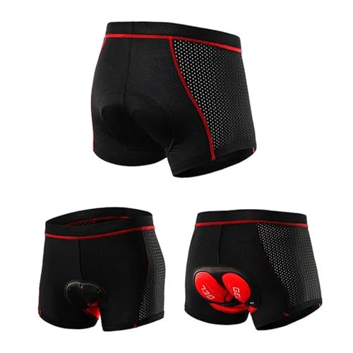 Calzas ciclistas transpirables con almohadilla gel 5D Hombre miniatura 2