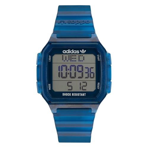 Adidas AOST22552 Orologio digitale da uomo, al quarzo, con cinturino in resina