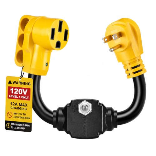Tesla Charger Adapter NEMA5-15P to 14-50R with LED Indicator