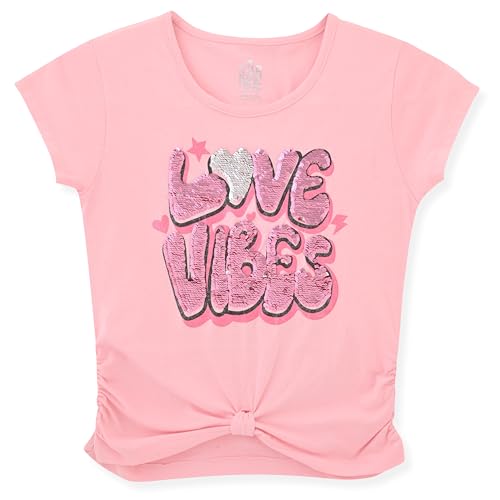 Girls 3-Pack T-Shirt with Flip Sequins Long Sleeve Tops for Kids Multipack Girl Clothes and Tee Shirts2