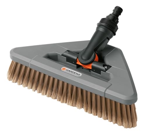 Balai de Lavage Souple articulé de Gardena : Brosse de Nettoyage articulée pour Le Nettoyage des Zones Difficiles à Atteindre (5560-20)
