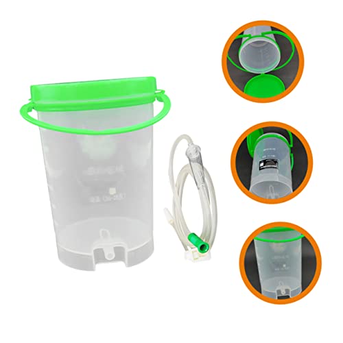 Kombiuda 1 Set Enema Bucket Cleaning Supplies Set Traveling Accessories Portable Cleaner Household Enema Kit Colon Cleansing Kit 1200Ml Enema Bag Enema Cleaner Reusable Enema Bucket Tool #TOP2