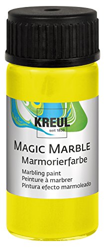 Kreul 73231 Magic Marble Marbling Paint 20 ml Neon Yellow
