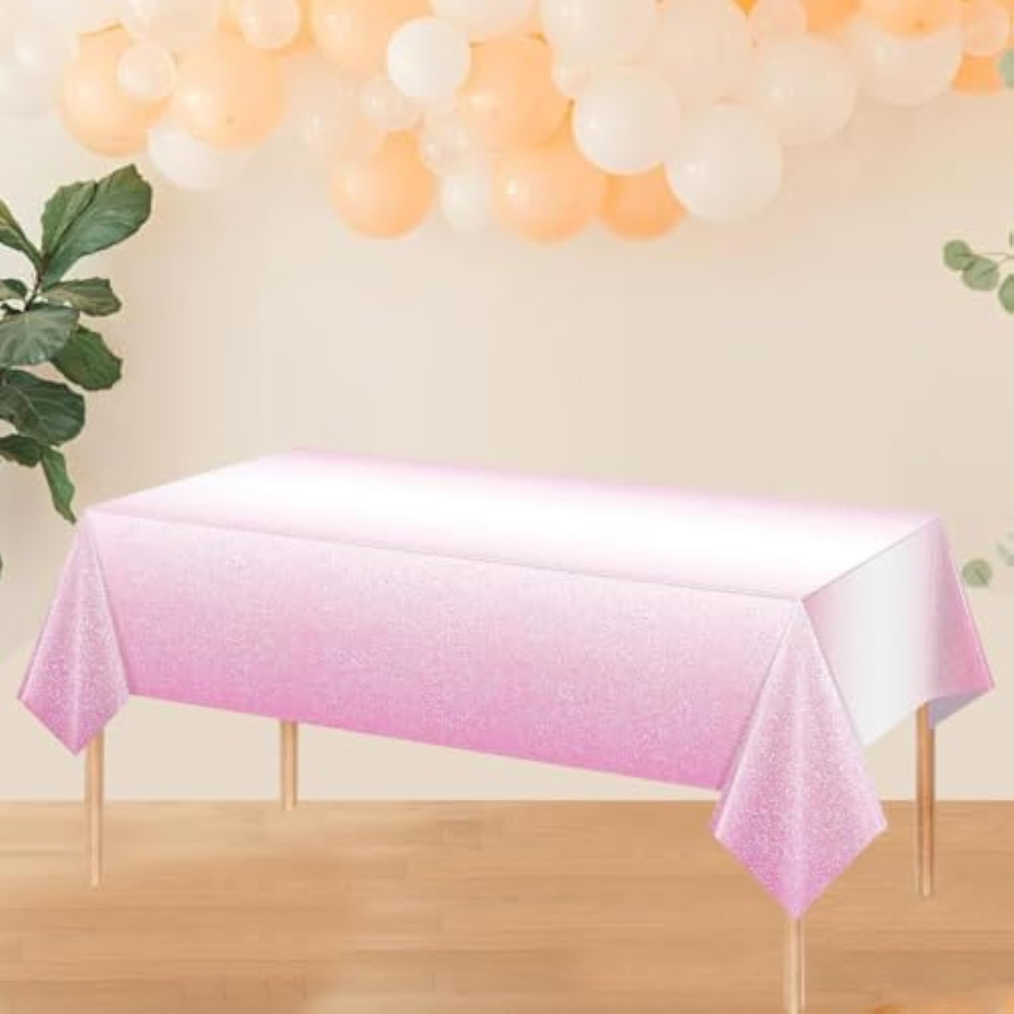DIY Rectangular Ombre Tablecloth for Kitchen & Dining Room