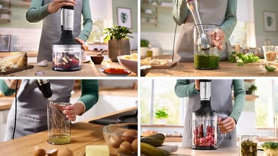 Seria 6 ErgoMaster blender ręczny 1200 W stal szlachetna MSM6M852