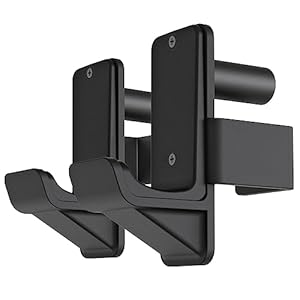 Kipika J-Hooks for 2’x2’and 3’x3′ Power Rack – Bottom Reinforced Steel Hooks with Rubber Pad – Set of 2