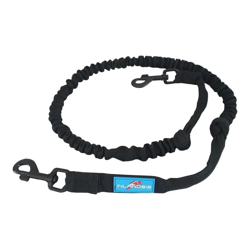 Laisse Extensible pour Chien (>15kg) / Inlandsis - Crosser 2/1.3m à 2m / 2 mousquetons...