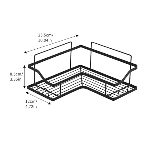 Panier douche angle antirouille pour libérer de l'espace - 3