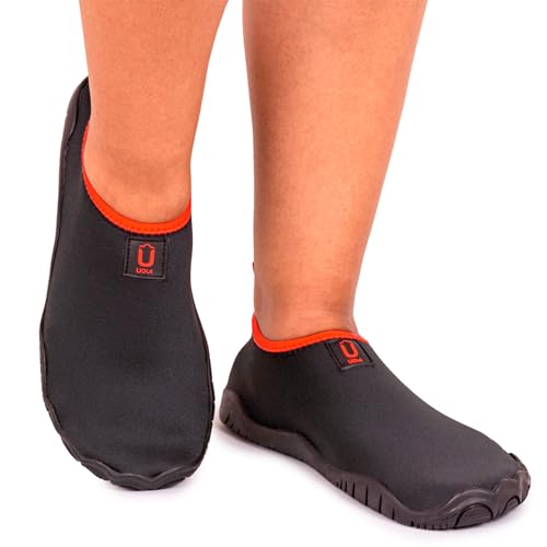 Sapatilha Nautica Aquatica Tenis Hibrido Flexível Antiderrapante Leve Confortável Neoprene (Preto e