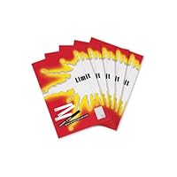 Limit Schulheft A4, 16 Blatt, Lineatur 28, kariert mit Rand, 5 Stück