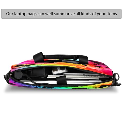 Maletín para Laptop Unisex 15.6-16 Pulgadas Mariposas Multicolor miniatura 4
