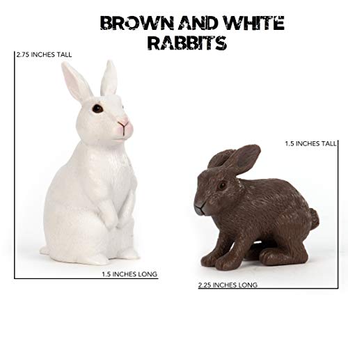 Terra Bauernhoftiere und Babys Figuren – Schafe, Hunde, Kälber, Hasen und mehr – Realistische Tierfiguren Set, Kinder… – Bild 6