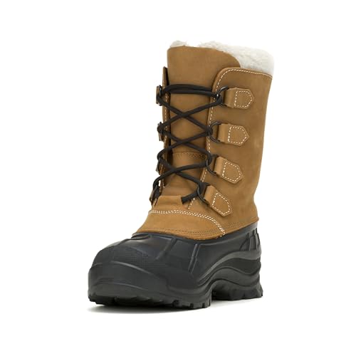 Kamik ALBORG, Herren Schneestiefel, Beige (TAN-OCRE TAN), 44 EU (10 UK)