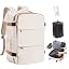 B10|beige Brown (Vacuum Backpack With Pump)