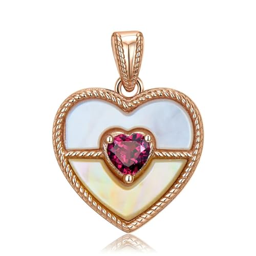 Collier en argent sterling rose et or, bijoux de luxe chaînes et pendentif