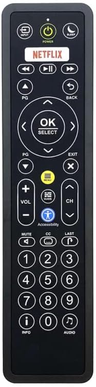 Replacement Remote Control Work for TV/Audio/Projector Universal for Enseo 815-00025 With Netfflix App