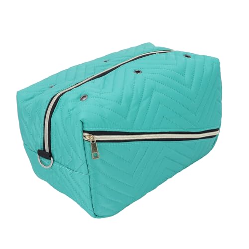 Bolsa de tricô, Organizador de Armazenamento de Fios, Bolsa de Viagem de crochê Com Alça de Ombro Ajustável, Portátil, Grande Capacidade, Tecido Oxford, Design de Abertura Ampla,