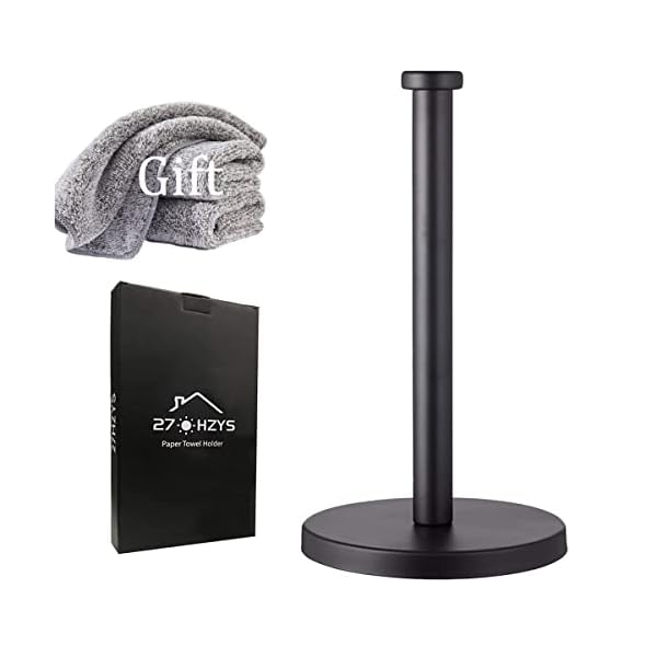 Paper Towel Holder, Black Paper Towel Holder, Paper Towel Holder Countertop, Black Paper Towel Holder Countertop………