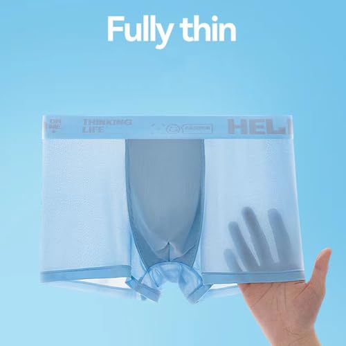 Hello Ice: Men's Cooling Boxer Briefs - Breathable, Low Rise, Quick-Dry & Comfortable4
