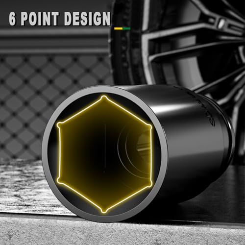 Deep Impact 1/2 Inch Socket Set - 10 Piece Master Drive With Extension Bar, 10mm-24mm, 6 Point Metric for Home Car Repair - Image 4