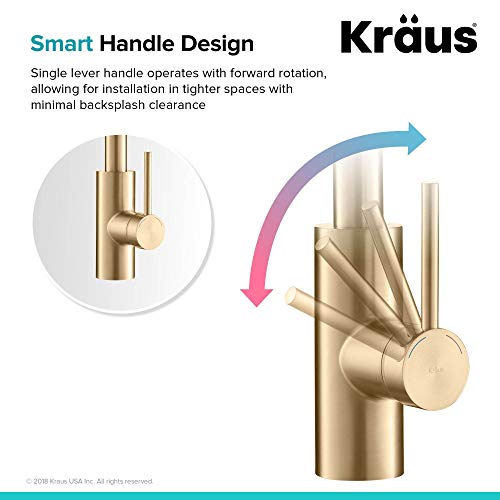 Kraus KPF-2620BB Oletto Single Handle Pull Down Kitchen Faucet thumb #6