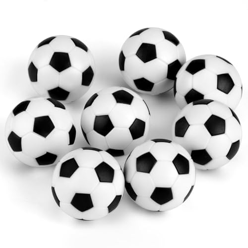 8 Pièces Ballons de Table Baby Foot, Mini Ballons de Baby-Foot pour Le de Table et Le Mini-Football