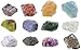 Produktbild Mineralien Rohsteine Edelsteine Sammlung 12 Stück Set.2 z.B. Sonnenstein, Bergkristall, Rauchquarz uva.