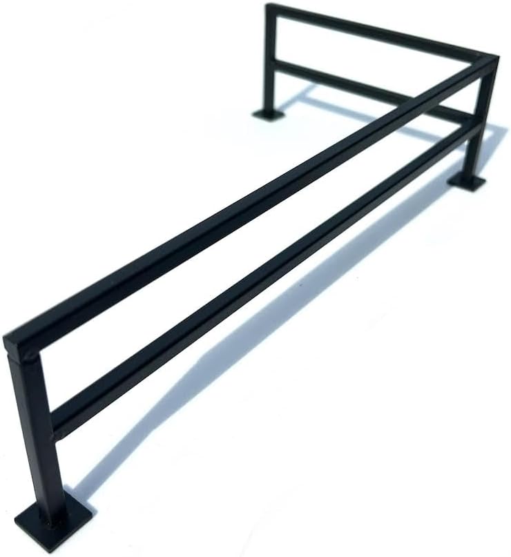 LC Boards Fingerboard Metal L Rail Black