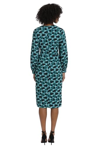 Maggy London Women's Wrap Tie Midi, Long Sleeve Tuxedo Dress Wear to Work4