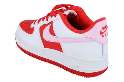 Nike Air Force 1 Big Kids' Shoes (HV5165-121, Summit White/Light Crimson/Fire Red/Pink Foam)2