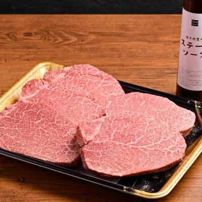 (毎月定期便)おおいた和牛A5等級ヒレステーキ、ステーキソース付き(日出町)全6回