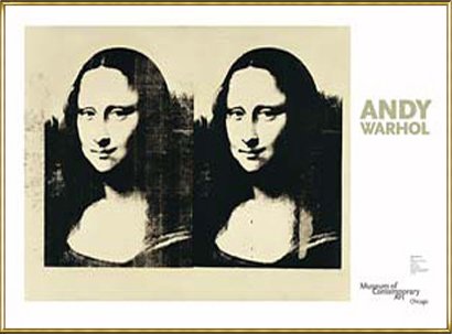 Amazon.co.jp: ポスター アンディ ウォーホル MonaLisa シカゴ美術館 