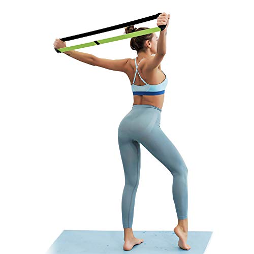 Andoer Conjunto de faixa de resistência de porta Faixa de treinamento de força Faixas elásticas de t