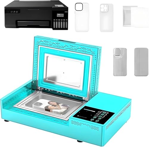 Prensa de calor 3D para fundas de teléfono con kit completo miniatura 1