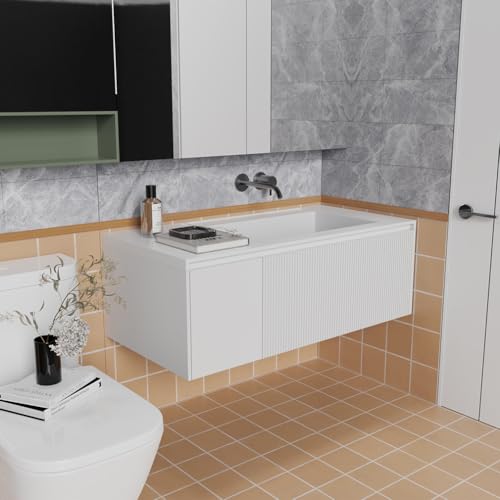 Übergangsprofil Verdickt Selbstklebender Bodentrennstreifen zum Verbinden von Bodenlücken Teppichschwellenübergang Fliesenboden（Pear Brown-1M）