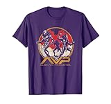 Alien Vs Predator Three Predators Fighting Big Retro Poster T-Shirt