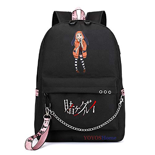 YOYOSHome Anime Kakegurui Backpack Cosplay Bookbag Daypack Laptop Bag School Bag