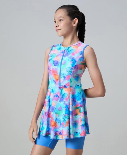 Image of Speedo Girl's Endurance 10 Racerback Swimdress with Boyleg