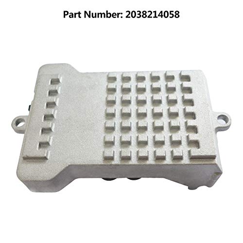 Qnbes A/C Heater Fan Resistor Regulator Fit for Mercedes Benz C/E/G/S/M Series, Air Climate Control Blower Motor Module Replace 2038214058, 2038218651, 2308210251
