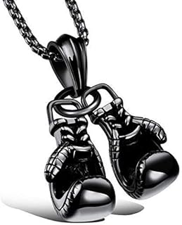 Fashion Fate love Necklace Men jewelry Stainless steel glove pendants necklaces