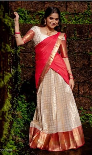 Image of RENVAANI FASHION Women's Traditional Un-Stitched Lehenga Choli | Lehenga Choli for Women | Ethnic Wear Heavy Work Lehenga Choli With Dupatta