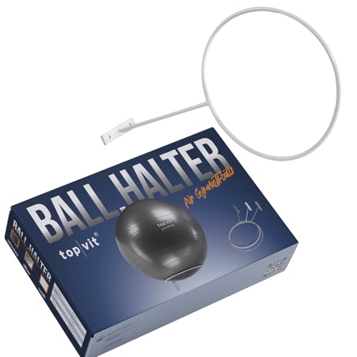 top vit® Premium Wandhalterung zur Aufbewahrung von einem Gymnastikball I...