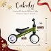 Cubuly Green Baby Balance Bike for 1-3 Year – First Birthday Boy Girl Gifts 12-36 Month Mini Bike|Colorful Lighting Wheels|Ride on Toys |Toddler Balance Bike 1-3 Indoor/Outdoor