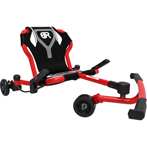 Image of EzyRoller Drifter X Ride On Toy for Kids, Ages 4-12, Up to 154 lbs - Red