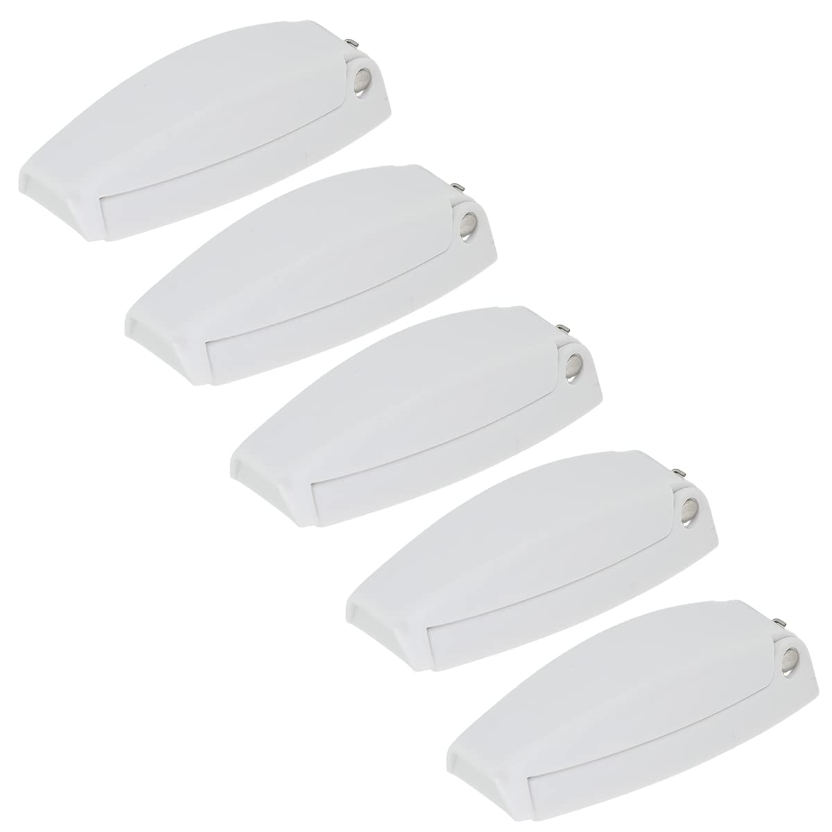 Hamilton Bowes RV Camper Trailer Baggage Door Clip COMPARTMENTCATCH Holders 888 White (5)