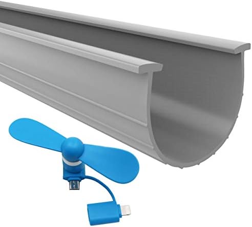 The 2021 Gray Garage Door Bottom Seal | 20 Foot, 3.5-3.75 Inch Width Garage Rubber Replacement Kit | T-Ends (1/4-5/16 Inch) Garage Door Weather Seal Threshold Strip | Easily Cut & Adapt to Doors