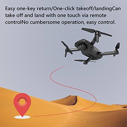 Drohne Mit Kamera 4K HD Faltbar RC Quadrocopter APP Live Übertragung Flugzeit 40 Minuten Dual Kamera Mit 2 Akkus… – Bild 7