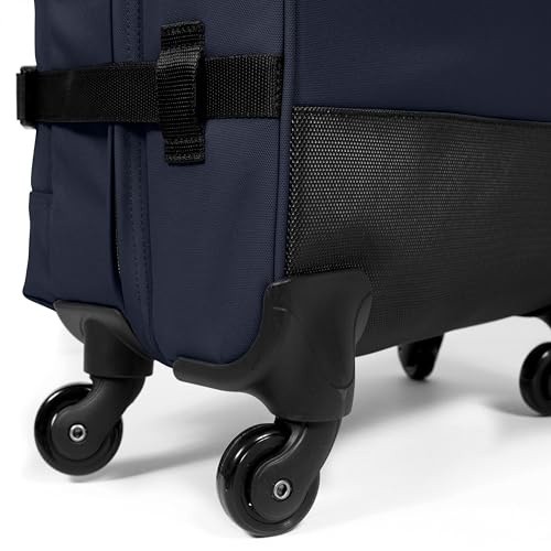 Image of EASTPAK TRANS4 L - 80L Large Checked Luggage Bag, Two Compartments, TSA Lock, 360 Spinner Wheels, and Telescopic Handle, Ultra Marine